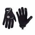 Ge Mechanics Gloves, L, Black, Gray, Spandex GG401MC